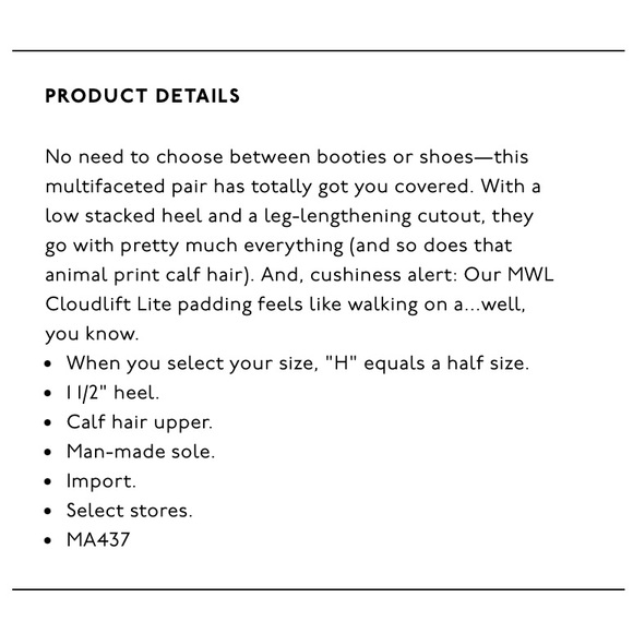 🆕 Madewell | The Lucie Shoe - Picture 6 of 9